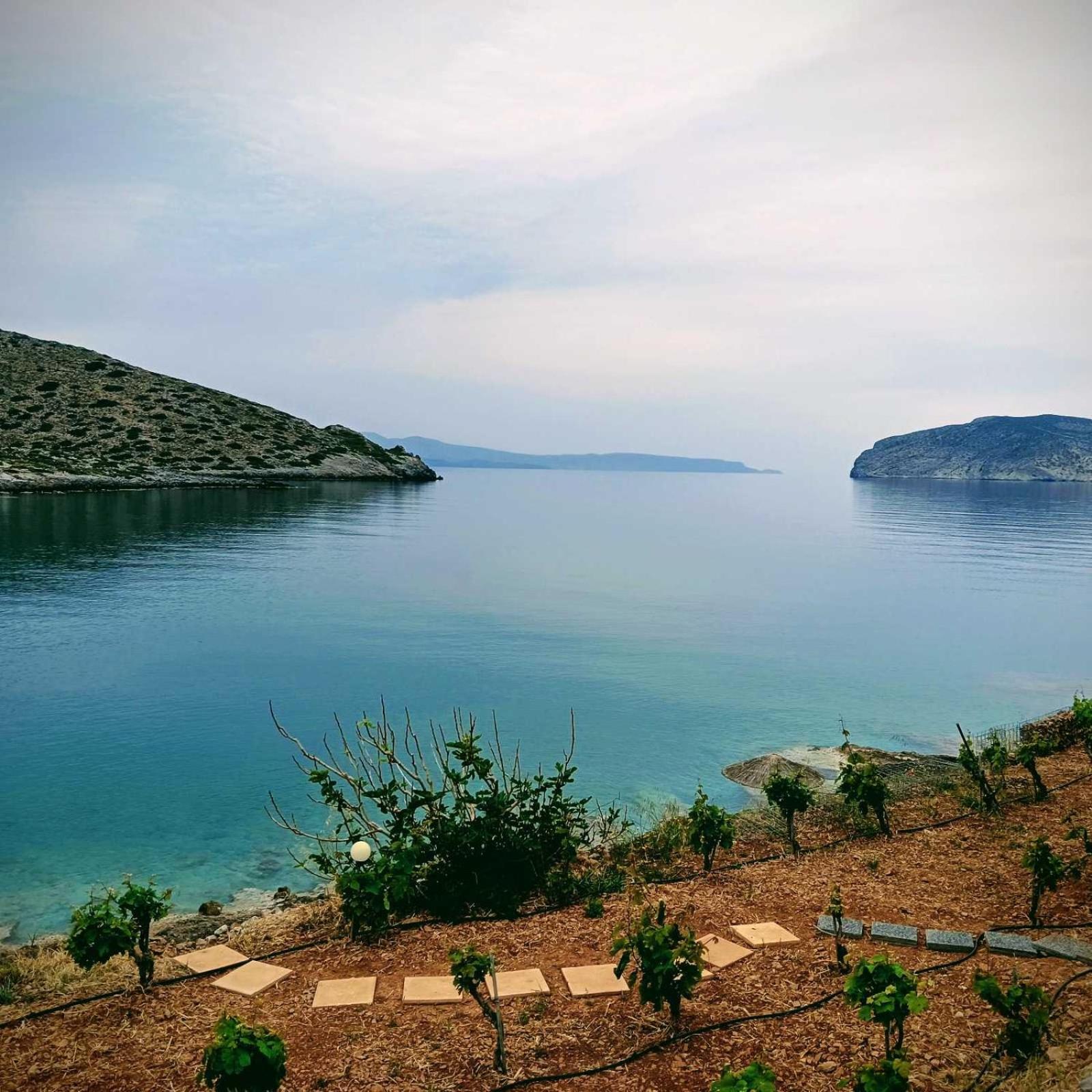 Tholos Alexandra'S Beachfront House Kavúszi Kültér fotó